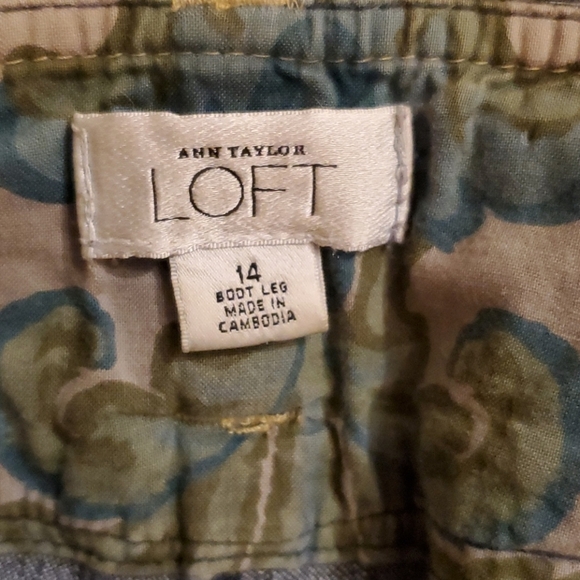 Ann Taylor Loft boot cut early Y2K 2000's jean sz 14 sailor jeans - Picture 4 of 13